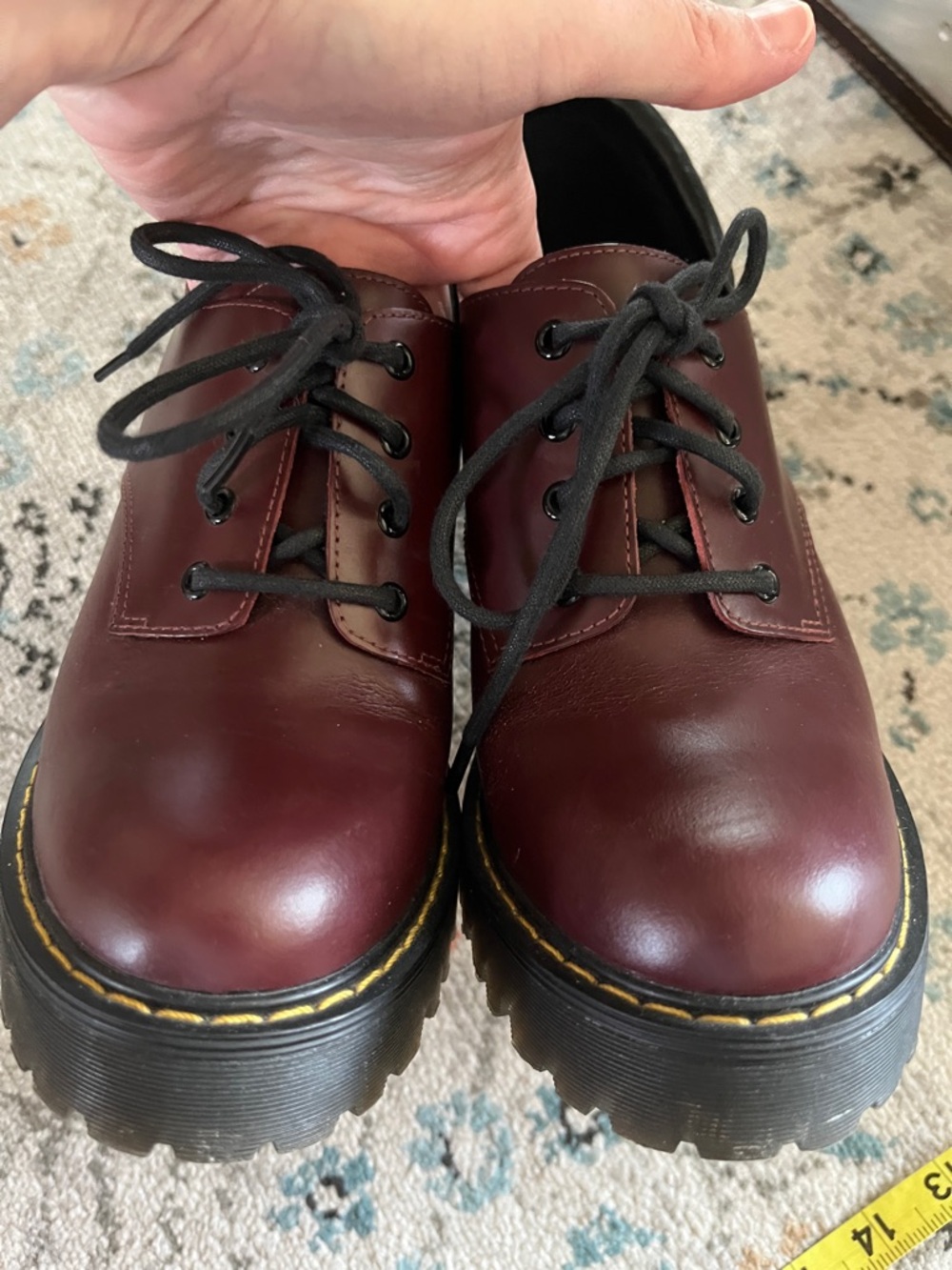 Dr. Martens Salome Platform Lace-Up Oxfords Size 7 - Picture 16 of 17
